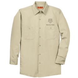 Red Kap Long Sleeve Industrial Work Shirt - $24.00